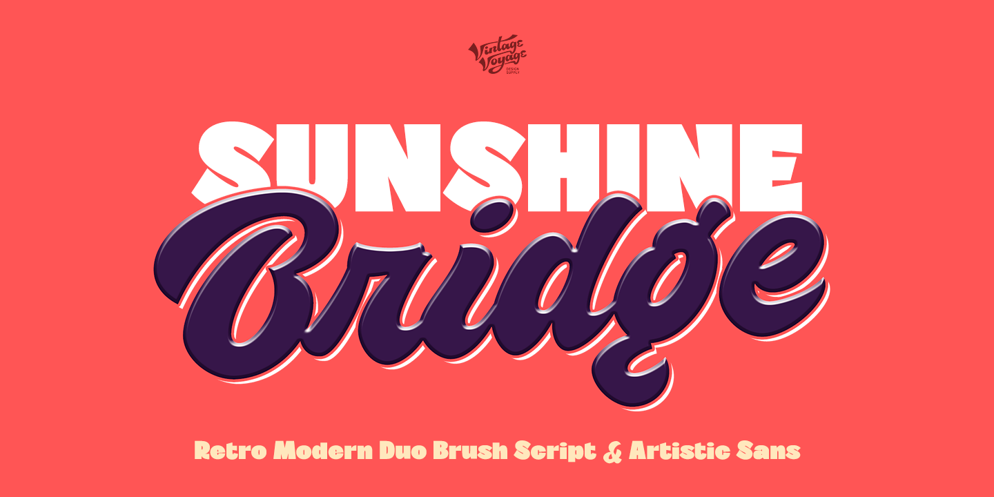 Example font VVDS Sunshine Bridge #1